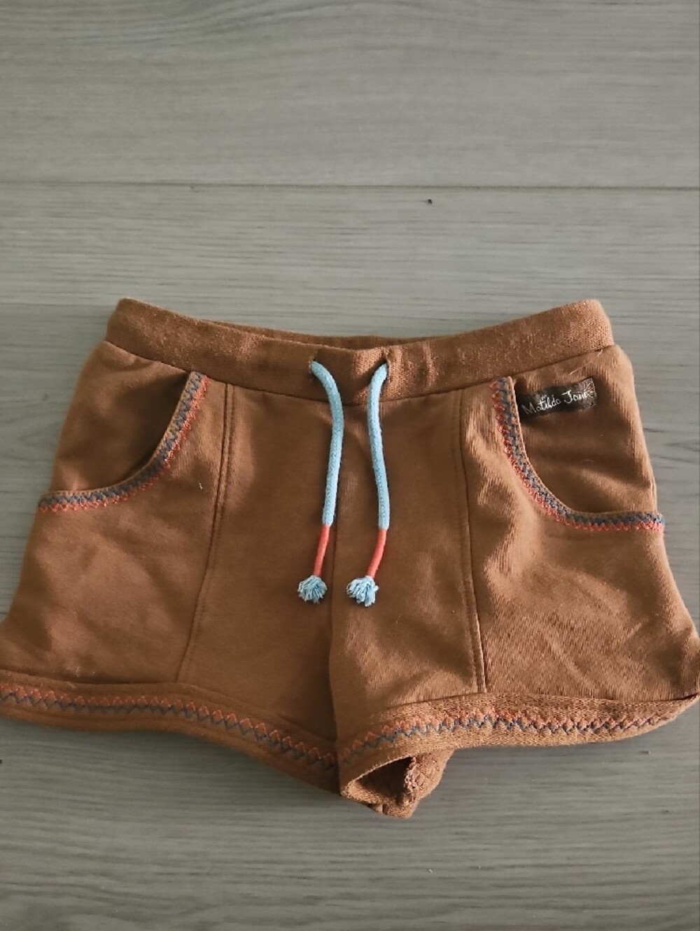 Matilda Jane Rust Brown Knit Drawstring Shorts